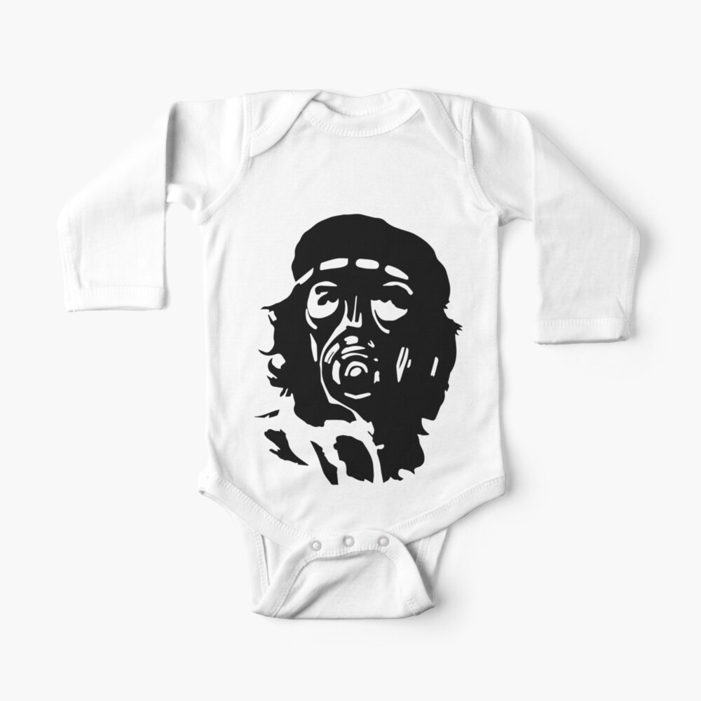 Viva La Contaminacion Che Guevara Humor Guerrilla Funny Joke Design Baby One Piece By Dashiner Redbubble