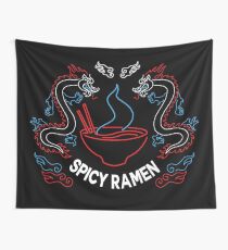 Spicy Ramen Dragon Soup Wall Tapestry