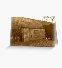 The old garden Shed Greeting Card