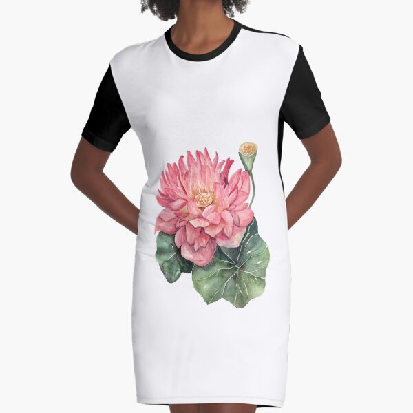 Momo Botan Graphic T-Shirt Dress
