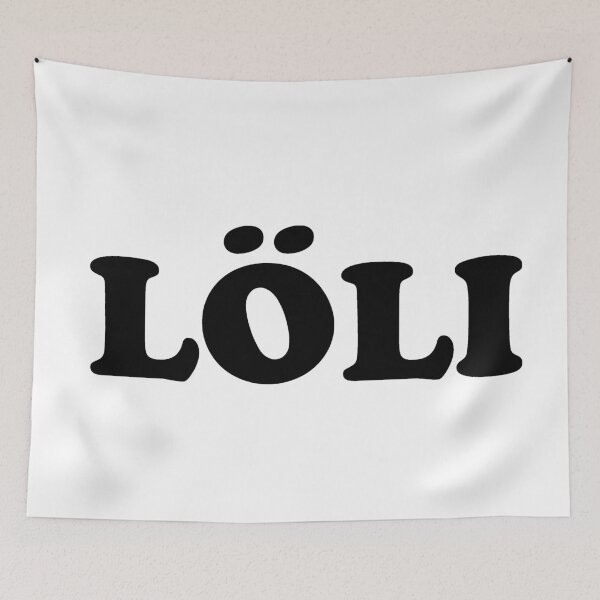 Item preview, Lettering LÖLI designed and sold by game2genesis.
