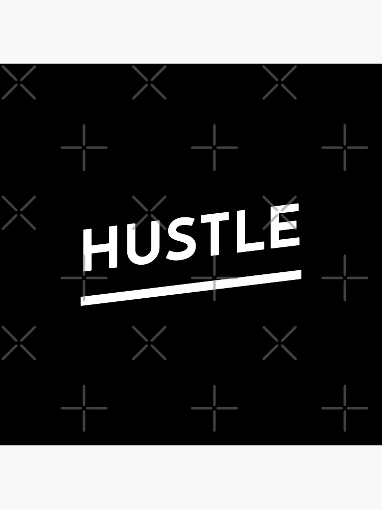 Thumbnail 3 of 3, Sticker, Hustle designed and sold by inspire-gifts.