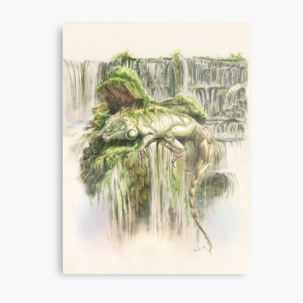 Reptilian Serenity Metal Print