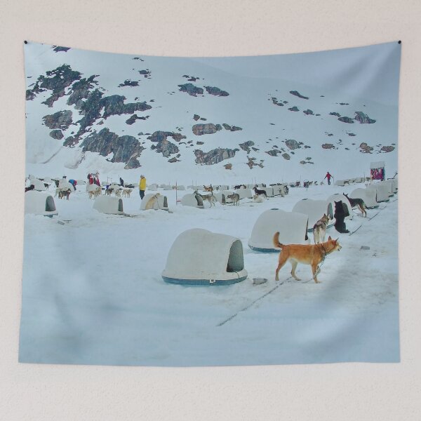 Item preview, Dog Sledding in Alaska designed and sold by AnnDixon.