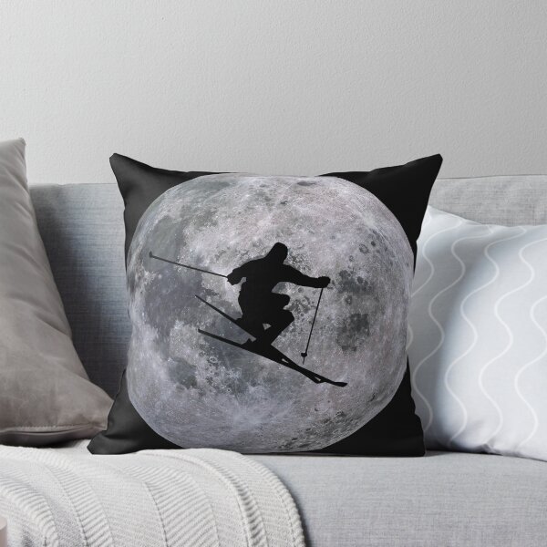Artikelvorschau, Skifahrer und Vollmond entworfen und verkauft von Rautee.