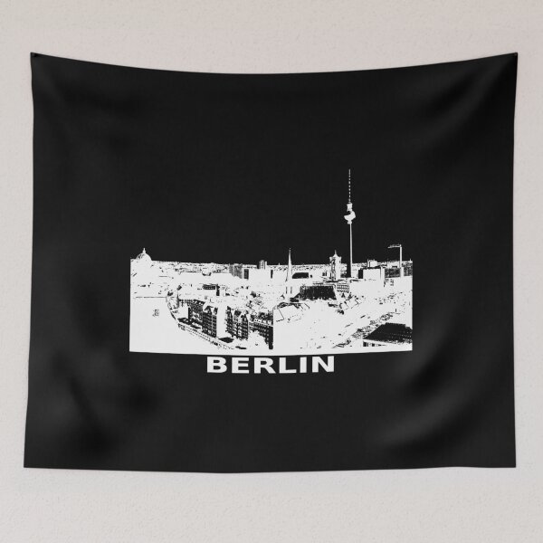 Artikelvorschau, Berlin Panorama Skyline entworfen und verkauft von RetroFuchs.