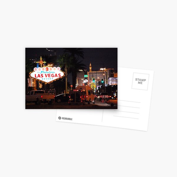 Welcome to Las Vegas Postcard