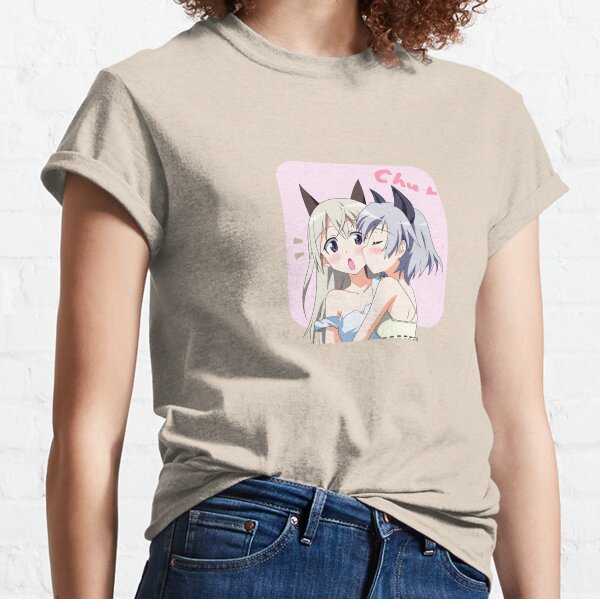 Anime Yuri Lesbians Hentai - Lesbian Anime T-Shirts for Sale | Redbubble