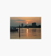 Sun setting in Woolwich Art Board