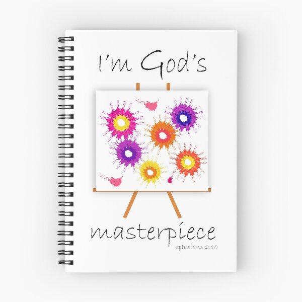 Item preview, I'm God's masterpiece - bible verse designed and sold by BronwenC.