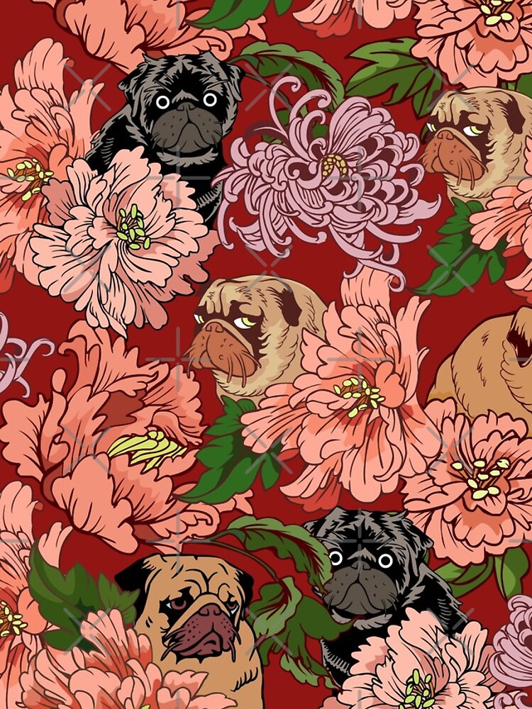 Thumbnail 4 of 4, iPhone Case, Because Pugs designed and sold by Huebucket.