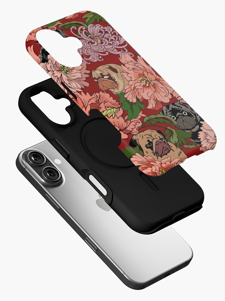 Thumbnail 2 of 4, iPhone Case, Because Pugs designed and sold by Huebucket.