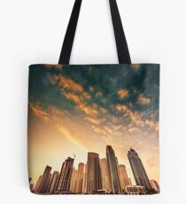 dubai skyline Tote Bag