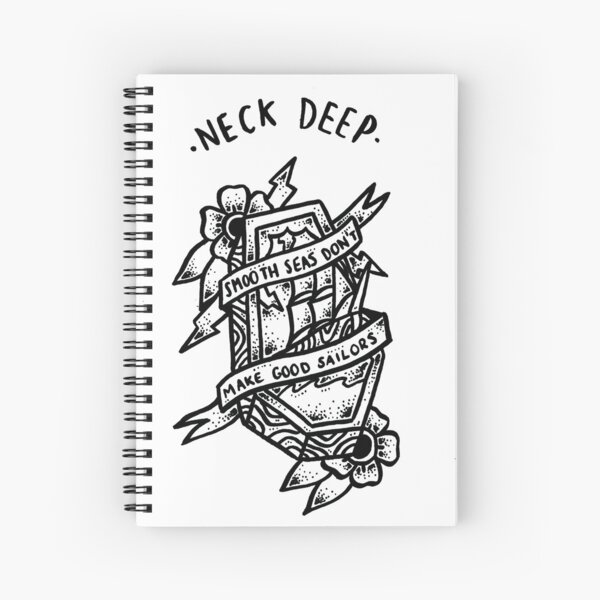 Neck Deep Spiral Notebook
