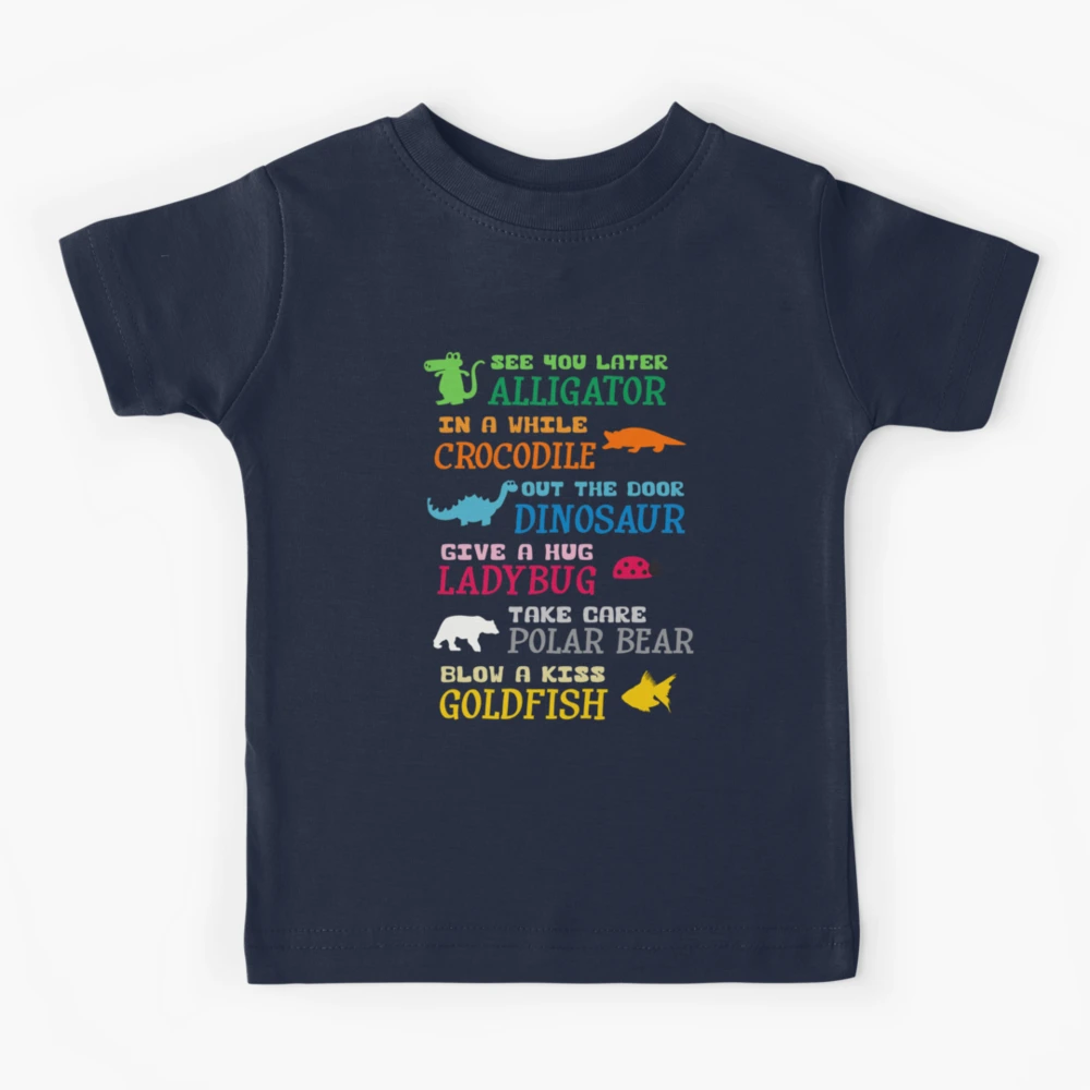 Baby/Kid's/Youth 'See you Later Alligator' Slim-Fit T-Shirt