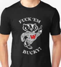 Fuck Em Bucky Slim Fit T-Shirt
