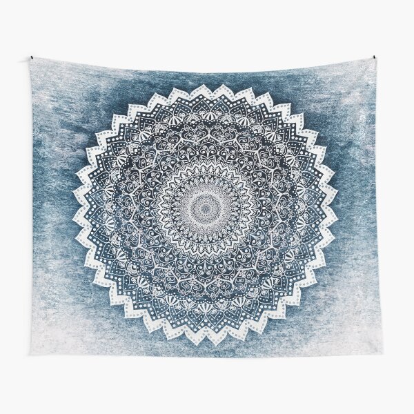 COLD WINTER MANDALA Tapestry