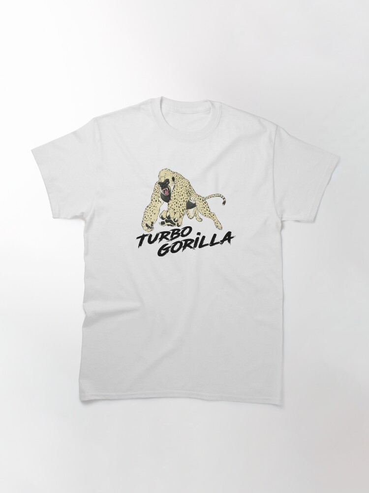 Thumbnail 3 of 7, Classic T-Shirt, The Turbo Gorilla - By Racecar designed and sold by FactFiend.