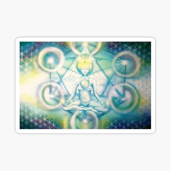 Merkaba Meditation Sticker