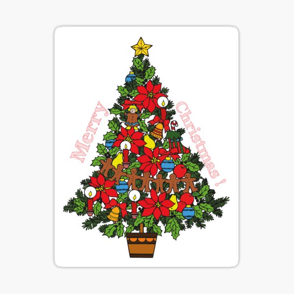 Christmas Tree Sticker