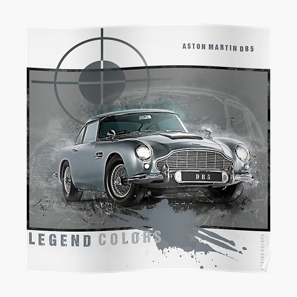 Tribute to Aston Martin DB5 Poster
