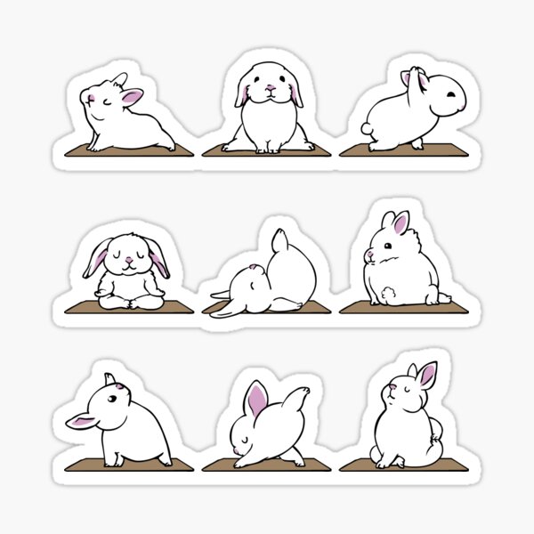 Easter Yoga Bunny Funny Easter Eggs Hunt Squad Bunny Lover Yoga