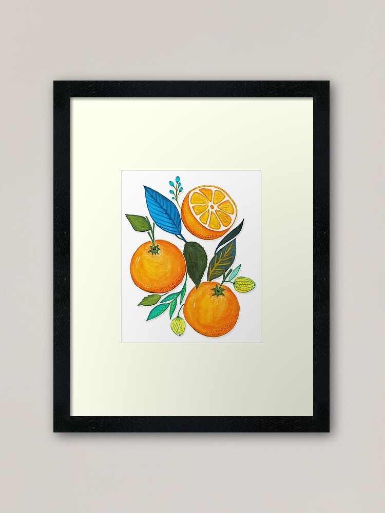 Alternative Ansicht von Lady Orange Gerahmter Kunstdruck