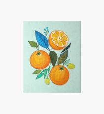 Lady Orange Art Board