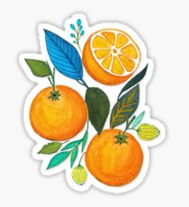 Lady Orange Sticker