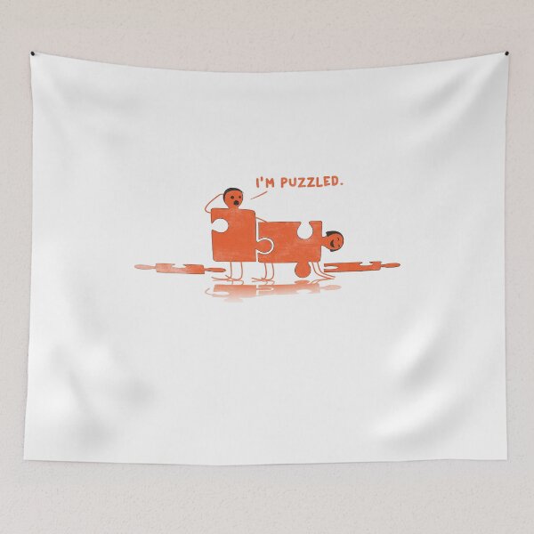 Item preview, I'm puzzled - Funny puzzle piece designed and sold by Diardo.
