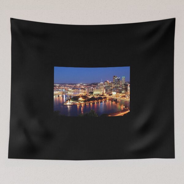 Item preview, City at Night - Pittsburgh, PA designed and sold by searchlight.