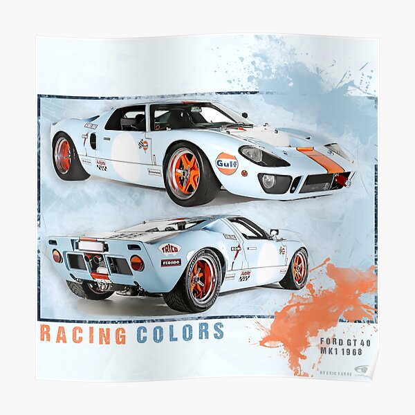 Ford GT40 Poster
