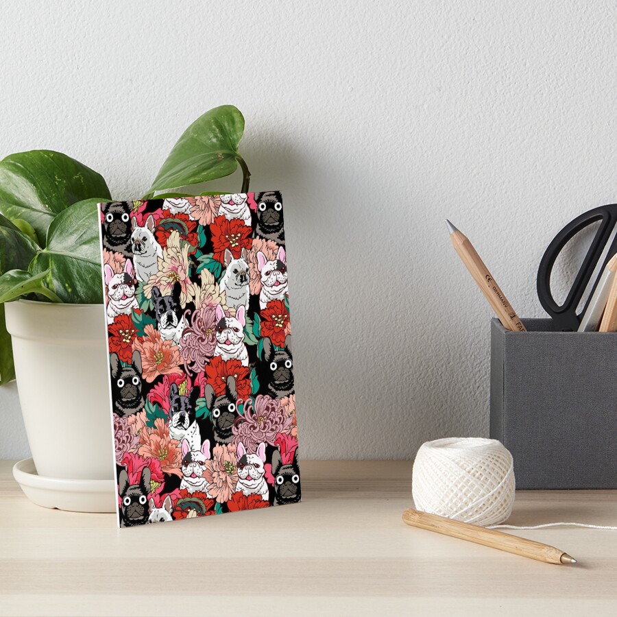 Because French Bulldog Art Board Print