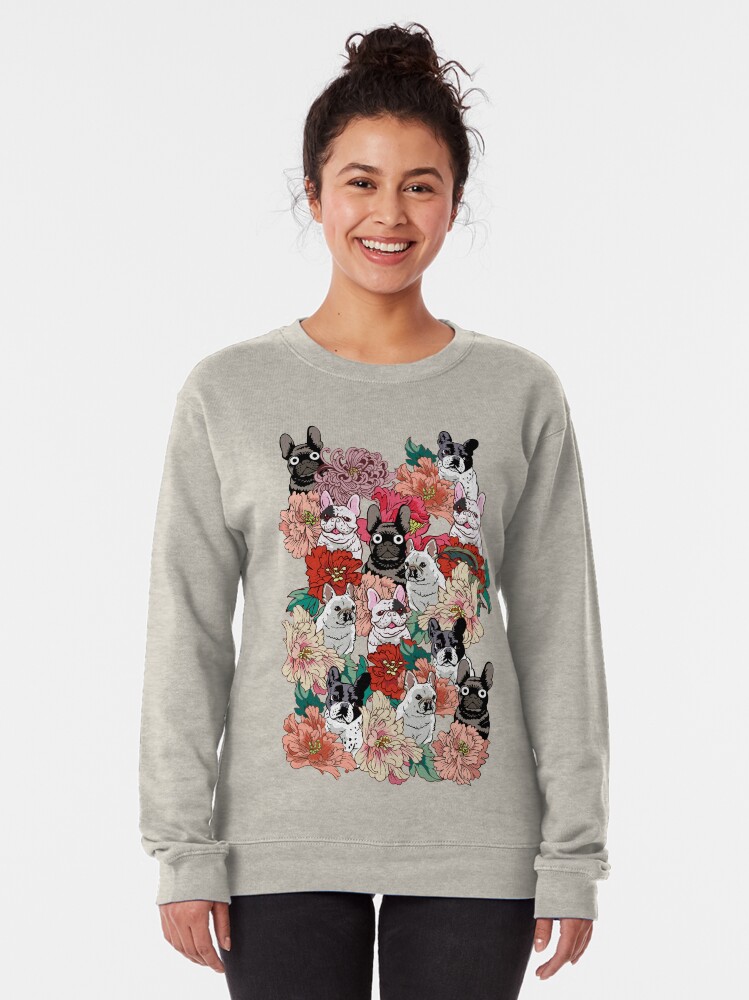 Alternate view of Because French Bulldog Pullover Sweatshirt