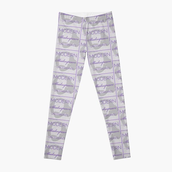 Small Square Logo for Modern Shakespeare Unsensored Podcast Leggings
