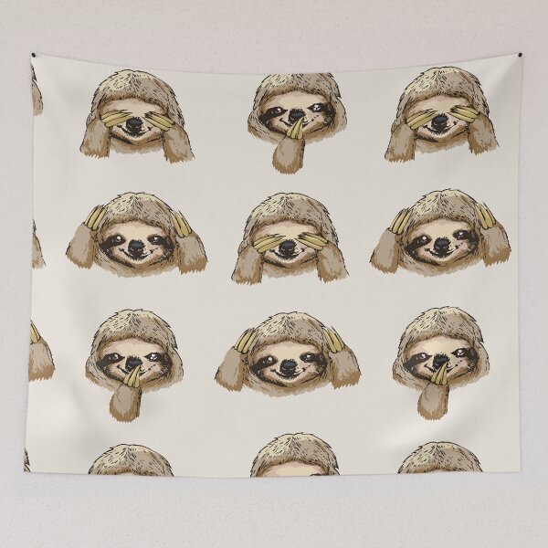 Item preview, No Evil Sloth  designed and sold by Huebucket.