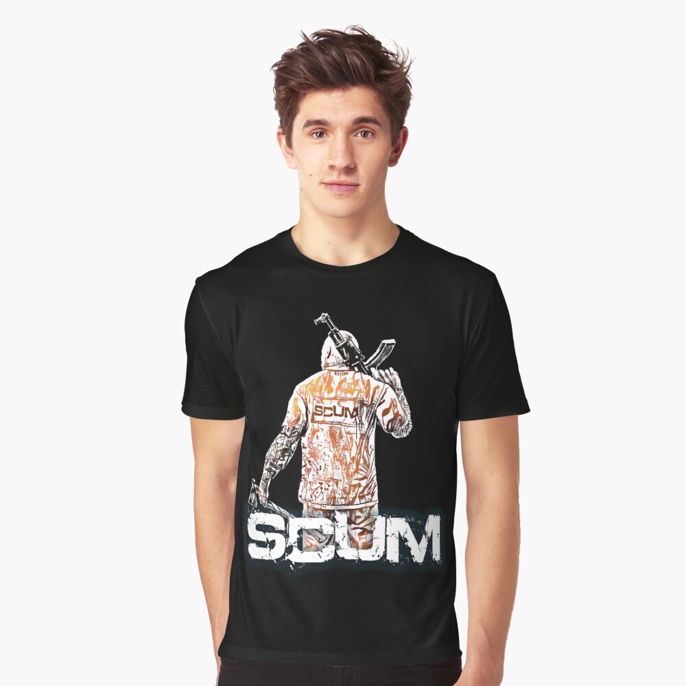 SCUM Spiel Grafik T-Shirt