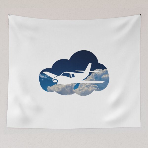 Item preview, Airplane sky clouds fly flyer designed and sold by titanosdesign.