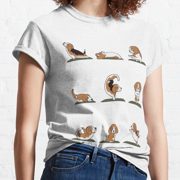 Beagle Yoga Classic T-Shirt