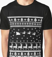 Meowy Christmas Graphic T-Shirt