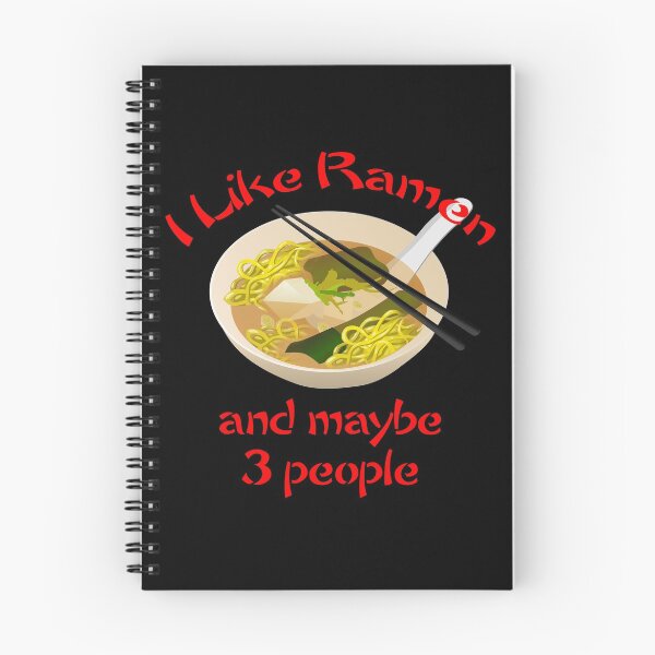 Item preview, Funny I Like Ramen and Maybe 3 People Kawaii Graphic Design designed and sold by engineram.