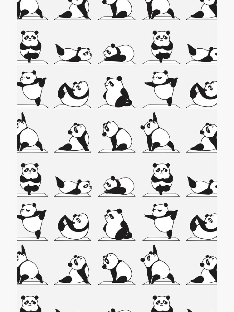 Panda Yoga by Huebucket