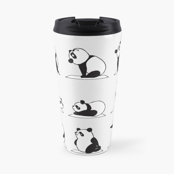 Panda Yoga Travel Mug