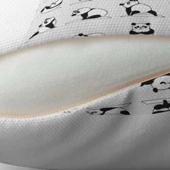 Alternate view of Panda Yoga Floor Pillow