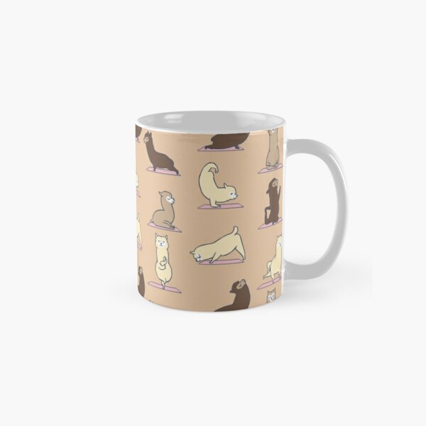 Ceramic Coffee Mug Yoga Dog Printed Mug White Hot Cold Drink - Temu