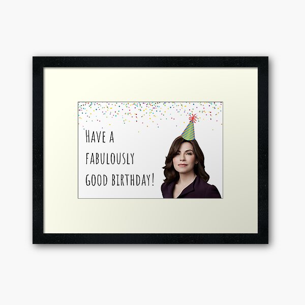 "The Good Wife, Tv, Geburtstag, Anwalt, Anwalt, Gesetz, Serien, Netflix
