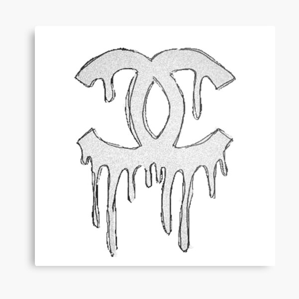 Drip Metal Print