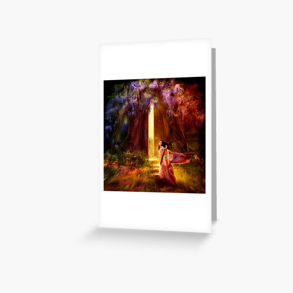A Knock at the Door Greeting Card