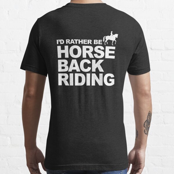 "Horseback Riding Gifts for Horse Lovers Equestrian" Tshirt for Sale