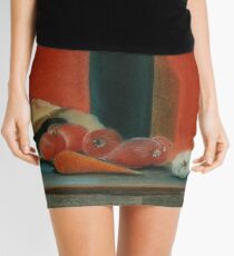 Onions, carrot, garlic and a bottle of Wine... Mini Skirt